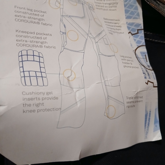 Blaklader Work Pants. X1600 With Utillity Pockets NWT. Size 42X31 - Picture 13 of 13